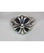 Chrome Hearts 2011 Gothic Cross Ring 925 Sterling Silver 25.9 Grams Size 10 - £514.57 GBP