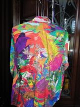 Robert Graham Garden Glory Long Sleeve Embroidered Shirt Size Medium image 4