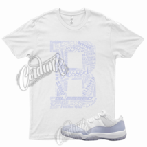 White BLESSED T Shirt for J1 11 Low WMNS Pure Violet Purple Arctic Punch 1  - £20.25 GBP+