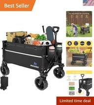 Collapsible Utility Wagon Cart - Lightweight &amp; Heavy-Duty for Outdoor Ad... - $1,120.91 MXN