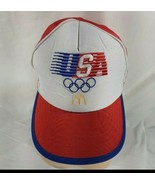 1984 USA Olympics McDonalds Mesh Back Snapback High Profile Cap Hat 1 Size  - £19.78 GBP