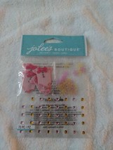 Baby Girl Confetti And Gems Jolee&#39;s Boutique Dimensional Stickers; Daughter Pink - £3.87 GBP