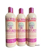 All Ways Natural Instant Oil Moisturizer Leave In Conditioner 12 Oz Ea Lot Of 3 - £54.26 GBP