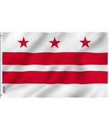Anley 3x5 Foot Washington DC Flag - District of Columbia Flags Polyester - £6.22 GBP