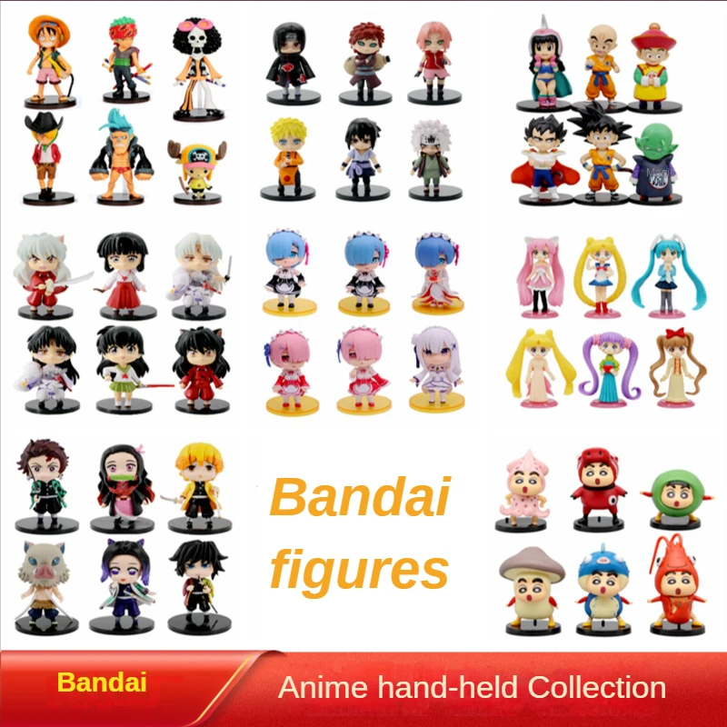 6pcs Japanese anime figure Pokemon One Piece Luffy Dragon Ball 7 Devil&#39;s Blade - £18.08 GBP+