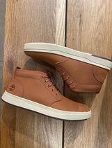 TIMBERLAND MEN'S DAVIS SOUARE LEATHER / FABRC CHUCCA RUST NUBUCK A29S6 S... - $67.26