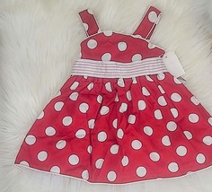 Nordstrom Sweet Heart Rose Baby Girls Dress, 12M/Red - $14.85