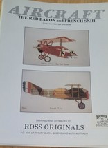 Ross Originals British Sopwith / German Albatros Cross Stitch Pattern  - $14.20