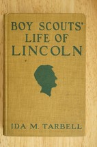 Vintage HB Book Boy Scouts Life of Abraham Lincoln Ida Tarbell 1924 - £27.77 GBP