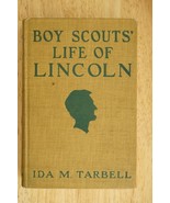 Vintage HB Book Boy Scouts Life of Abraham Lincoln Ida Tarbell 1924 - £27.25 GBP