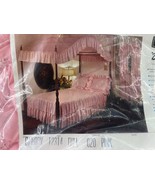 Vintage Sears Pink Eyelet Canopy Bedspread &amp; Shams Set 1970s Denise Ense... - €80,50 EUR