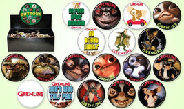 Gremlins Movie Metal Photo Button Assortment of 144, NEW BOXED - £106.68 GBP
