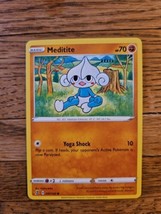 Pokemon TCG Rebel Clash Card | Meditite 097/192 Common - £1.41 GBP