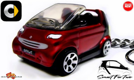   RARE KEYCHAIN DARK RED SMART FORTWO CABRIO CUSTOM Ltd Ed. GREAT GIFT - $48.98