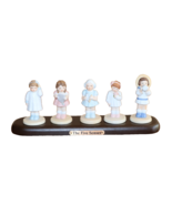 READ* Set of The Five Senses Balliol Ceramic Figurine Hamilton Gifts Korea - $496.32 MXN