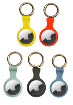 Silicone AirTag Compatible Cases with Keyring 5 Pack - £17.91 GBP