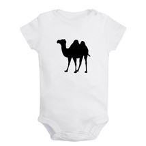 Animal Camel Pattern Romper Baby Bodysuits Newborn Jumpsuits Infant Kids Outfits - £8.34 GBP