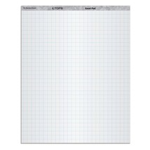 TOPS Standard Easel Pads, 3-Hole Punched, 27 x 34 Inch, 1&quot; Grid, White, ... - $109.99