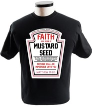 Faith As A Grain Of Mustard Seed Christian Parody T Shirt Religion T-Shirts - £13.59 GBP+