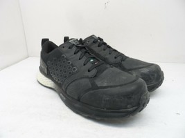 Timberland PRO Men's Reaxion Composite Toe Work Shoe A21SS Black/White Size 9W - $35.62