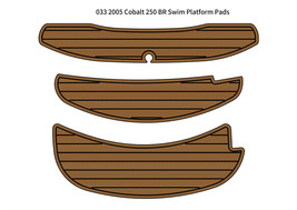 2005 Cobalt 250 BR Swim Platform Step Pad Boat EVA Foam Faux Teak Deck Floor Mat - £296.67 GBP