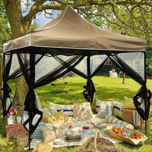 Gazebo Mosquito Net, Okyuk 2024 Gazebo Universal, Mosquito Net Only, Black - £45.44 GBP