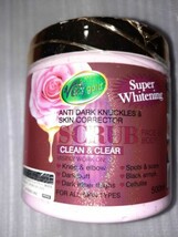 VEET Gold dark knuckles clear/ dark intimate care scrub. 500g jar - $32.00