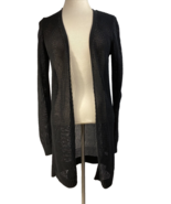 Athleta Open Weave Long Cardigan Women&#39;s S Black - €16,36 EUR