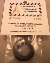 Scale Detail Accessories / Resin Tires - Goodyear Vintage NASCAR - 1/24th Scale - £3.16 GBP
