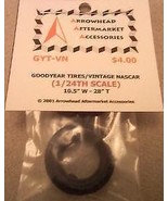 Scale Detail Accessories / Resin Tires - Goodyear Vintage NASCAR - 1/24t... - $4.00