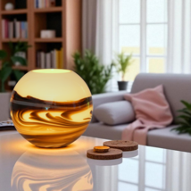Hand-Blown Vintage Table Lamp By Brilliant Approx. 1980er - $172.09