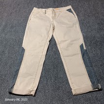 Pilcro and the Letter Press Pants Women 28 Tan Khaki Hyphen Fit Low Rise... - $17.05