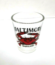Baltimore Maryland Shot Glass Glasses Souvenirs Sounenir Lobster - $5.95