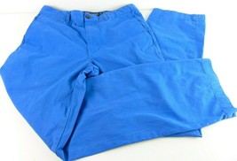 Chaps Blue Cotton Chino Pants Size 32 x 32 - £19.45 GBP