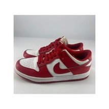 Nike Dunk University Shoes St John Mens Size 9 Red White Sneakers Streetwear Y2K - £75.62 GBP