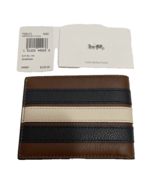 new Coach Men&#39;s SLIM BILL VAR F26171 Saddle/Midnight Nvy/Chalk F26171 N3... - $120.50 CAD