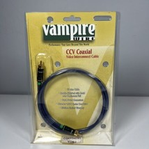 Vampire Wire CCV Coaxial Component Video Cable Gold Plated Connectors 1 ... - $14.84