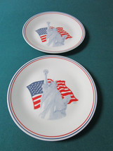 Vintage 1991 Statue of Liberty Corelle 2 Plates by Corning 10.25&quot;  - £50.55 GBP