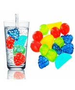 15 Piece Plastic Reusable Fruit Ice Cubes Coolers Refreeze BPA FREE Nove... - £5.88 GBP