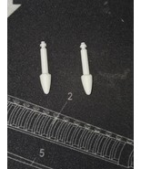 Transformers G1 Tracks 3D Printed Replacement Missile Set of x2 White PLA  - $5.00