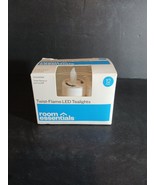 9ct Twist-Flame LED Tealight Candles White - Room Essentials OPEN BOX - ... - $8.54