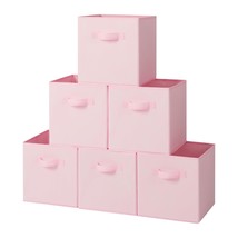 Cube Storage Bins, 11 Inch Storage Cube Organizer, Collapsible Fabric Storage Cu - £32.76 GBP
