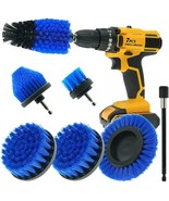 7 Pcs Drill Brush Set All Purpose Power Scrubber Cleaning Kit with Exten... - $32.51