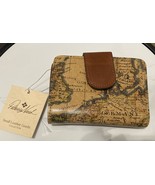 PATRICIA NASH European Map Print Iberia Leather ID Wallet. Retail $119. ... - $77.21