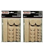 (2Pk) BRAND NEW SEALED PACKED ~ TOOL BENCH HARDWARE FELT PADS 27/pack = ... - $19.79