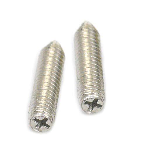 Bluemoona 45 Pcs - Belt Tip Screw Fastener Straps Replacement Sewing Repair Leat