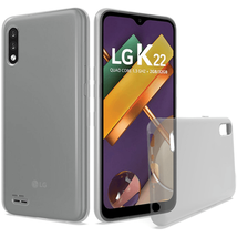 For LG K22 K32 5G Soft TPU Gel Skin Flexible Skinny Case Cover Clear - £4.59 GBP