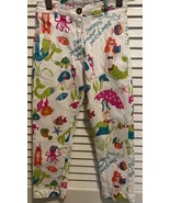 Gretchen Scott Girls Pants Size 4/6 Mermaids &amp; Seahorses Beach Summer - $32.82 CAD