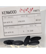 Lot of 5 NEW Kenwood K29-9279-03 PTT Push to Talk Button TK-2160 TK-3160 - $27.15 CAD