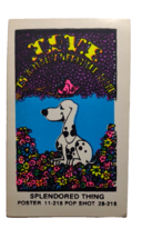 Psychedelic Mod Hippy Art Vintage SPLENDORED Pop Shot Sticker Tom Gatz Dog 1960s - £29.32 GBP